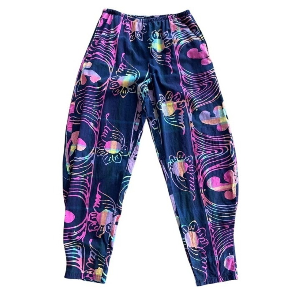 Vintage 80's International Male Colorful Print PantsL/XL